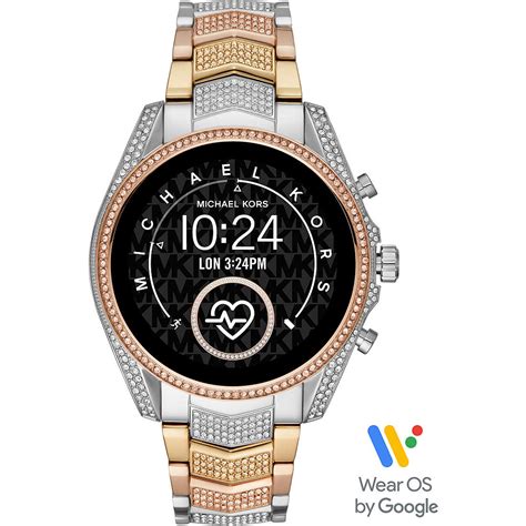 michael kors white watches women|michael kors smartwatch.